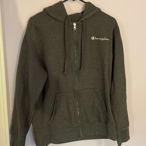 Champion zip up hoodie size medium.